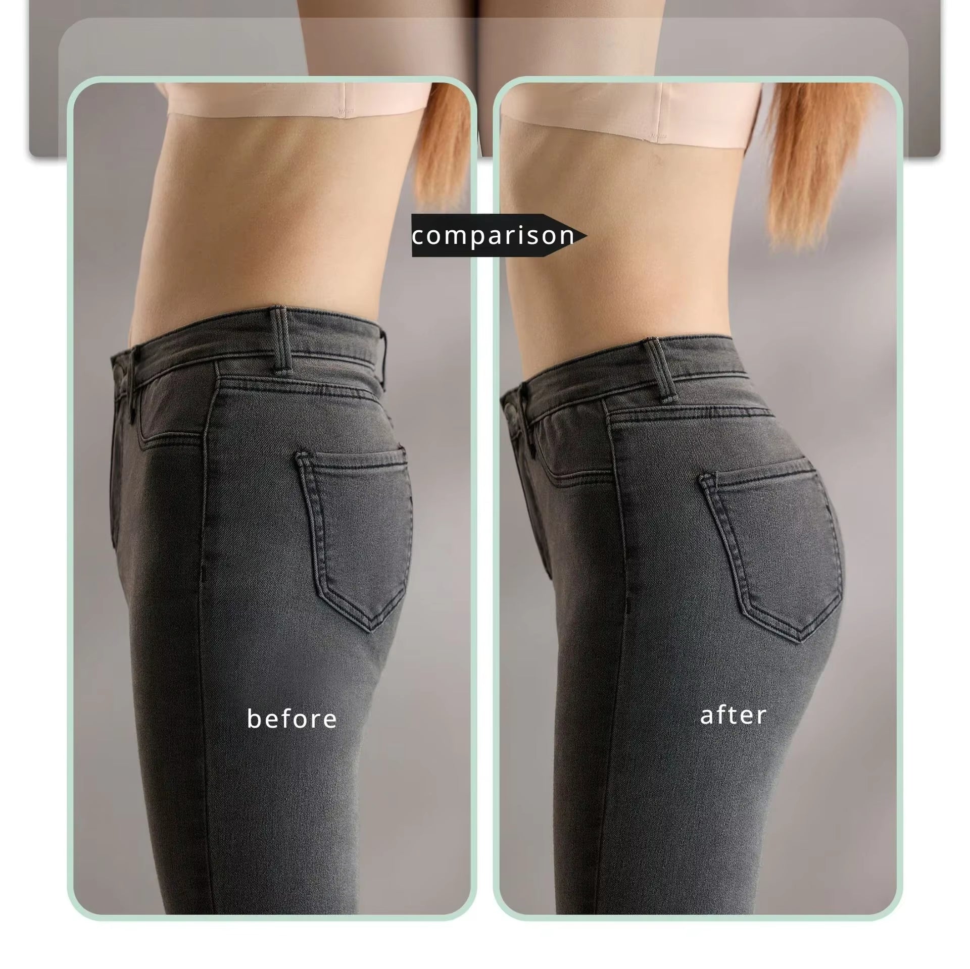 Latex False Buttocks Square Angle Underwear Natural Fake Buttocks Artifact Lifted Buttocks Flat Angle Seamless Peach Hip Pads